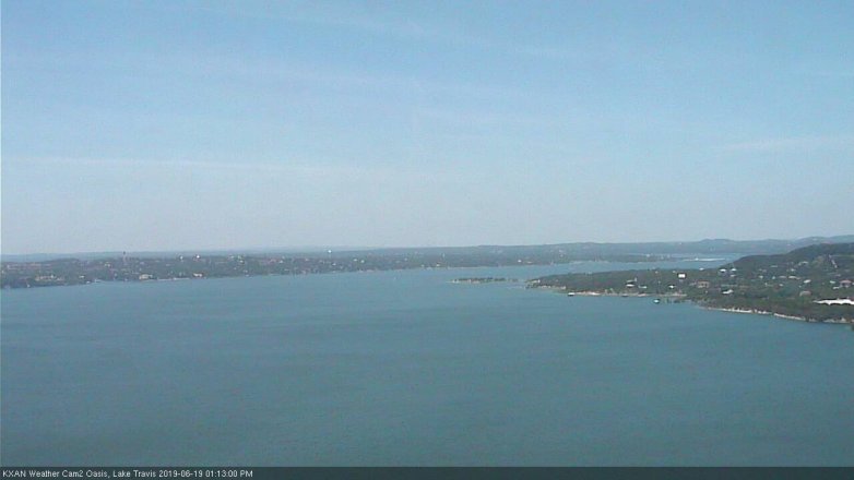 Lake Travis webcam, June 19, 2019 12:15 PM CT