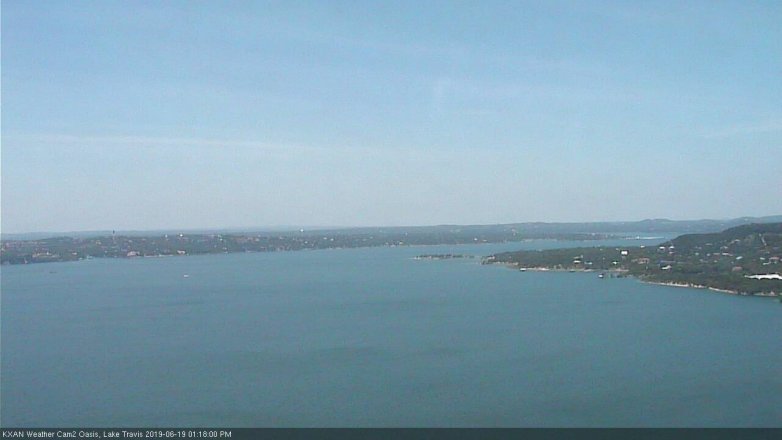 Lake Travis webcam, June 19, 2019 12:20 PM CT