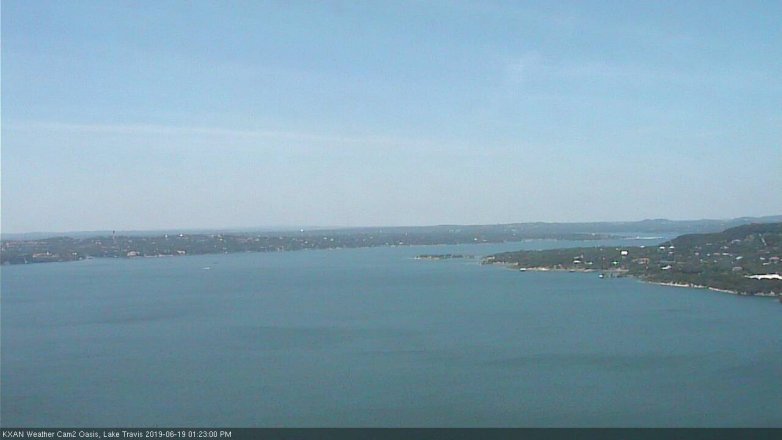 Lake Travis webcam, June 19, 2019 12:25 PM CT