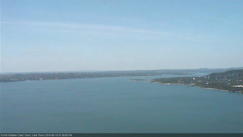 Lake Travis webcam, June 19, 2019 12:40 PM CT