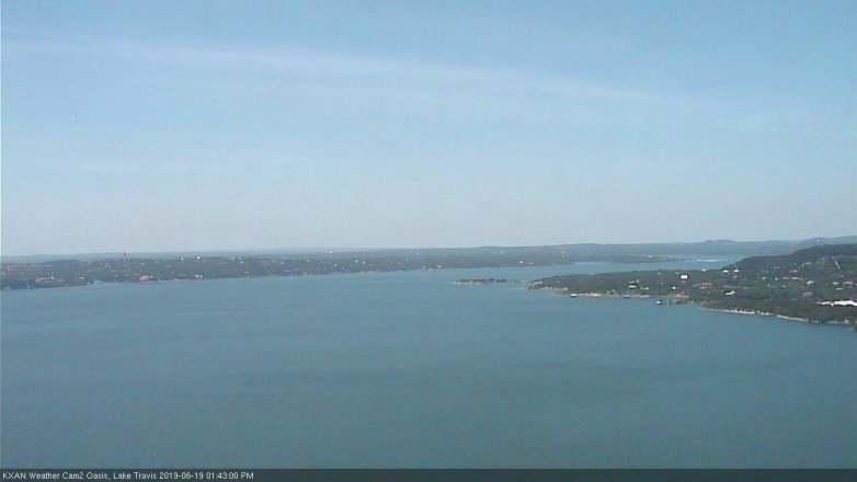 Lake Travis webcam, June 19, 2019 12:45 PM CT