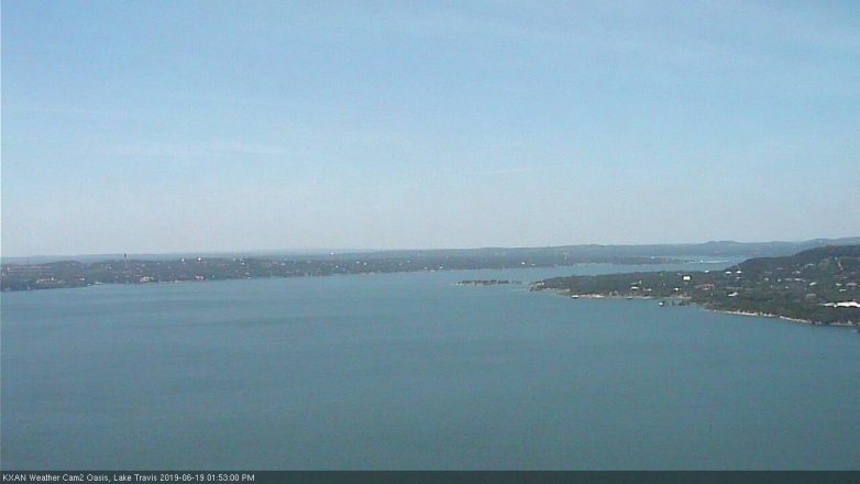 Lake Travis webcam, June 19, 2019 12:55 PM CT