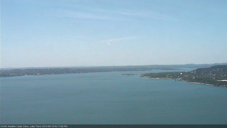 Lake Travis webcam, June 19, 2019 1:20 PM CT