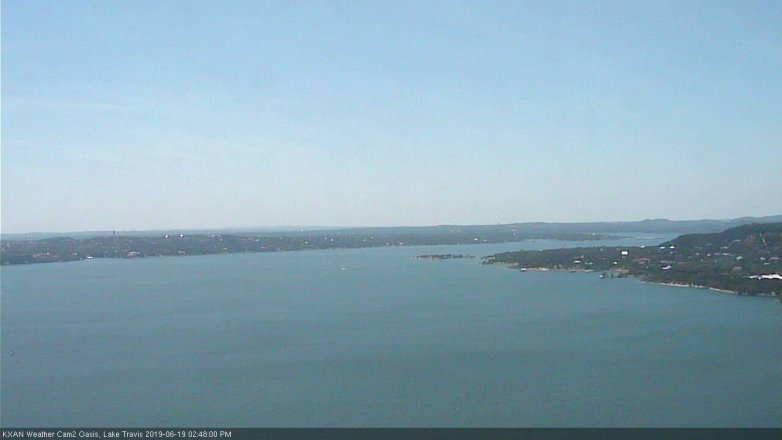 Lake Travis webcam, June 19, 2019 1:50 PM CT