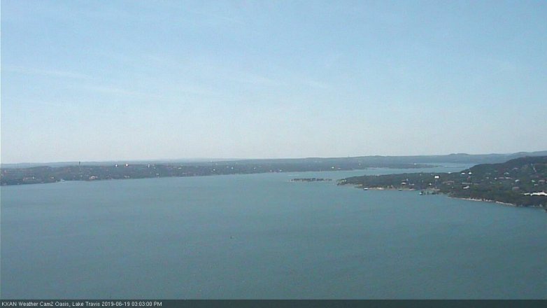 Lake Travis webcam, June 19, 2019 2:05 PM CT
