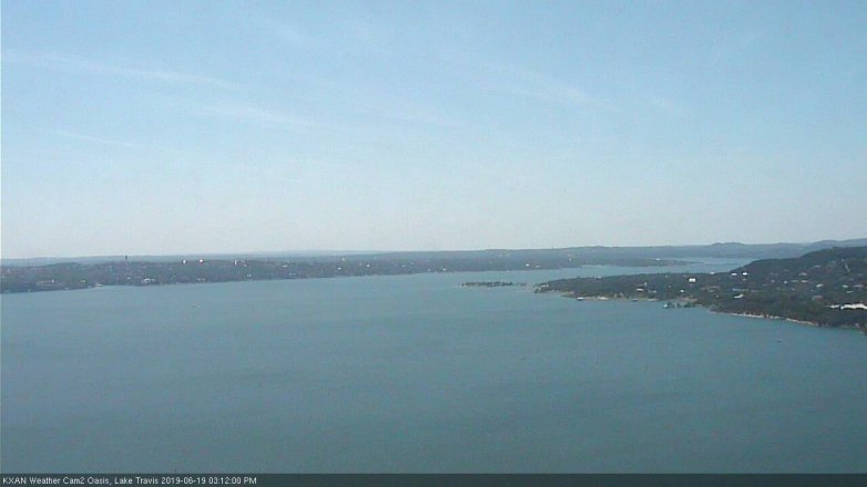 Lake Travis webcam, June 19, 2019 2:15 PM CT