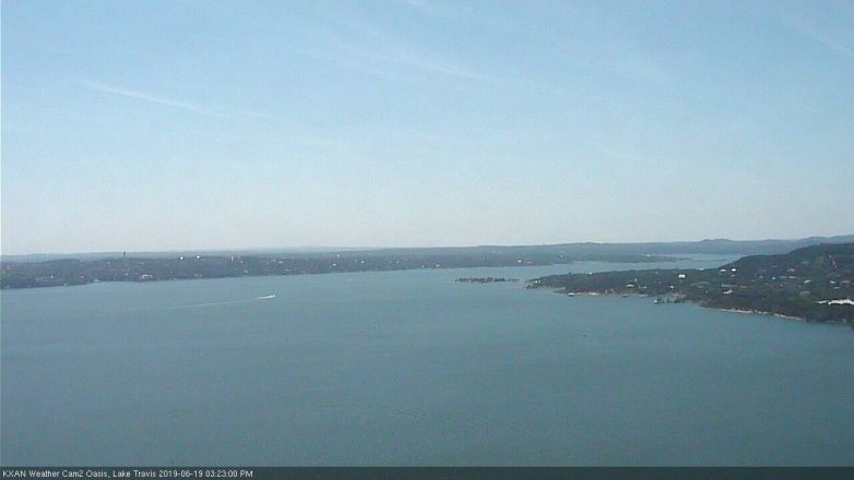 Lake Travis webcam, June 19, 2019 2:25 PM CT