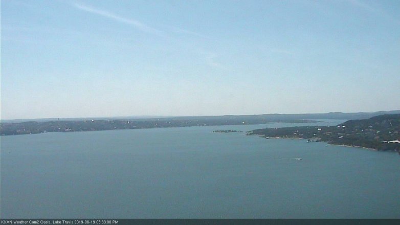 Lake Travis webcam, June 19, 2019 2:35 PM CT