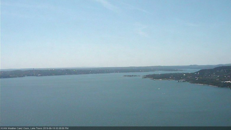 Lake Travis webcam, June 19, 2019 2:40 PM CT