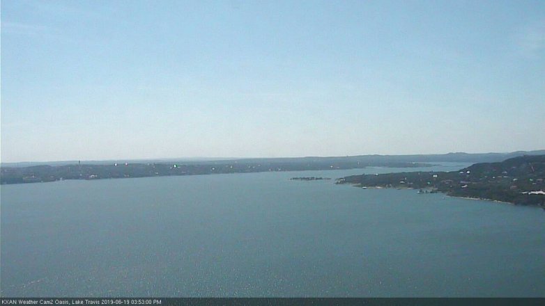 Lake Travis webcam, June 19, 2019 2:55 PM CT