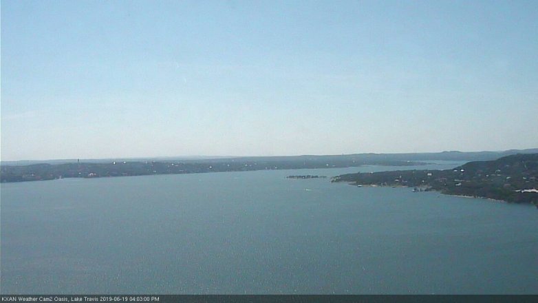 Lake Travis webcam, June 19, 2019 3:05 PM CT