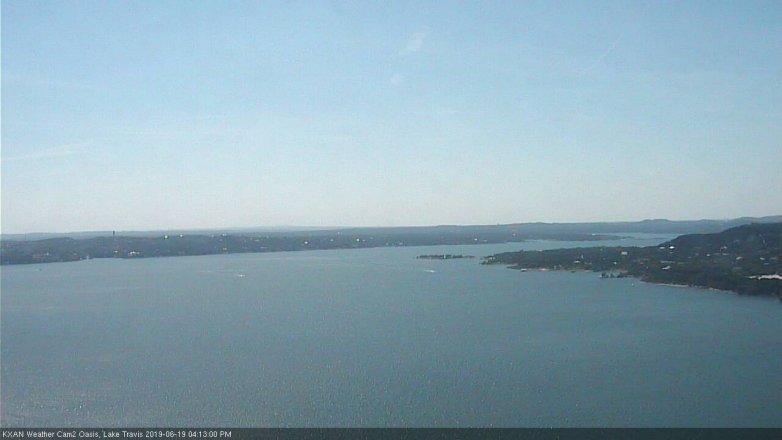 Lake Travis webcam, June 19, 2019 3:15 PM CT