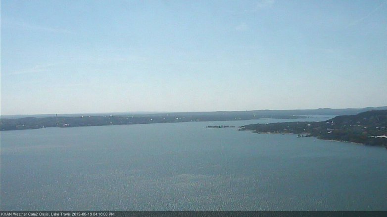Lake Travis webcam, June 19, 2019 3:20 PM CT