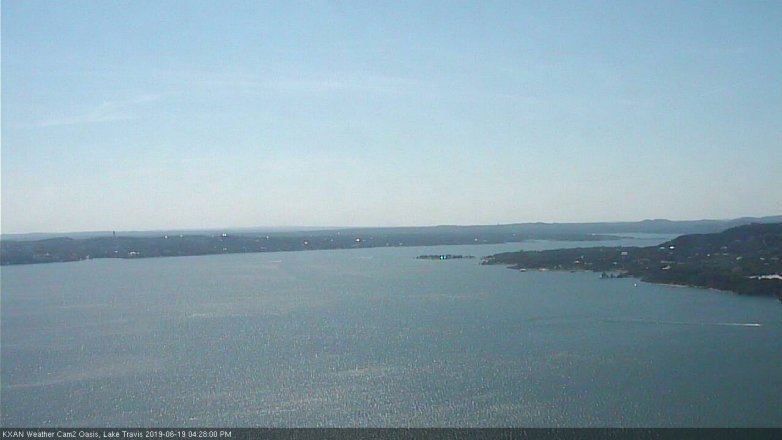 Lake Travis webcam, June 19, 2019 3:30 PM CT