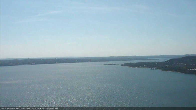 Lake Travis webcam, June 19, 2019 3:40 PM CT
