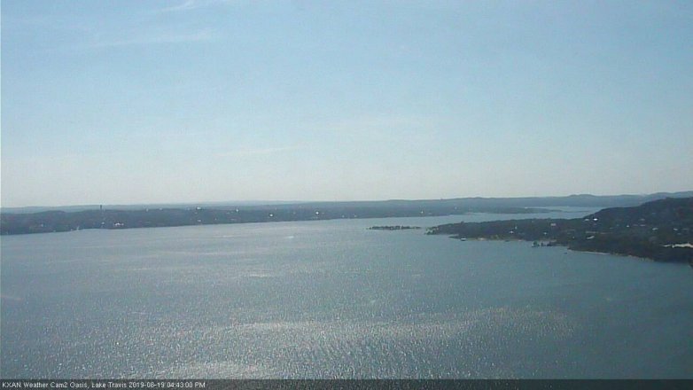 Lake Travis webcam, June 19, 2019 3:45 PM CT