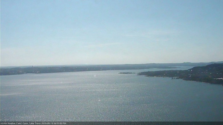 Lake Travis webcam, June 19, 2019 3:55 PM CT