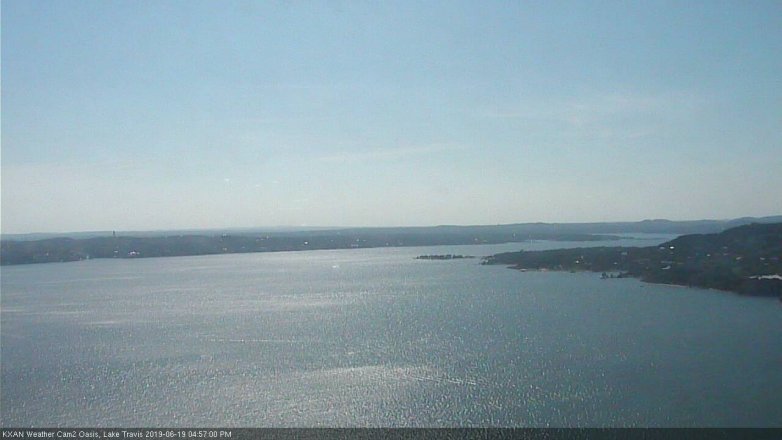 Lake Travis webcam, June 19, 2019 4:00 PM CT