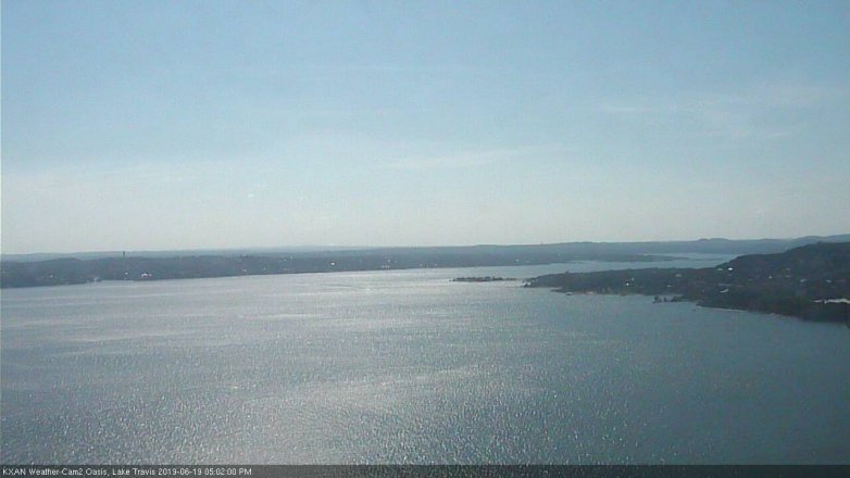 Lake Travis webcam, June 19, 2019 4:05 PM CT