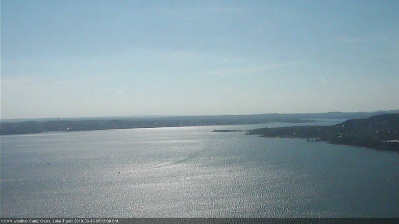 Lake Travis webcam, June 19, 2019 4:10 PM CT