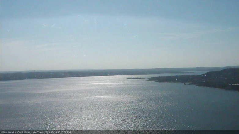 Lake Travis webcam, June 19, 2019 4:20 PM CT