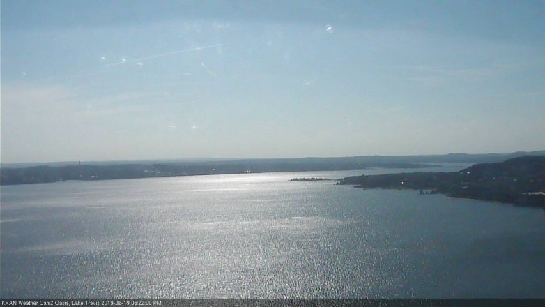 Lake Travis webcam, June 19, 2019 4:25 PM CT