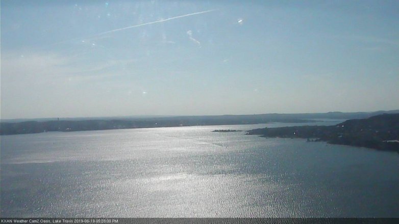 Lake Travis webcam, June 19, 2019 4:30 PM CT