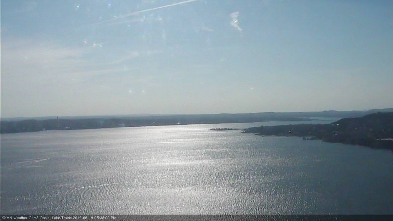Lake Travis webcam, June 19, 2019 4:35 PM CT