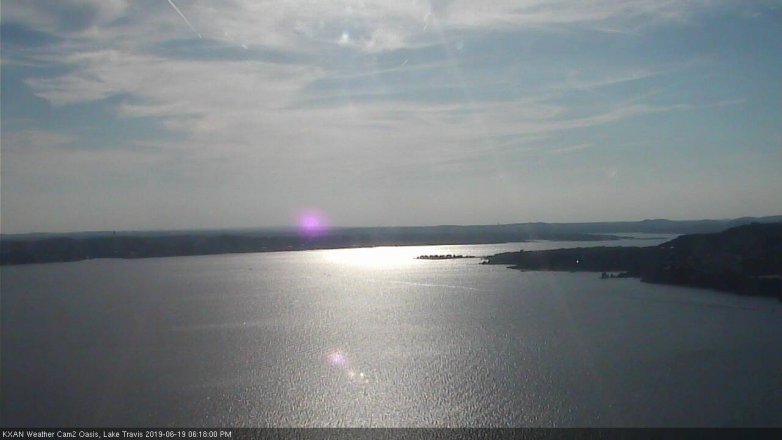 Lake Travis webcam, June 19, 2019 5:20 PM CT