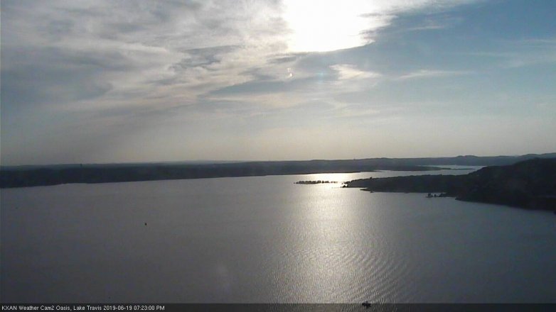 Lake Travis webcam, June 19, 2019 6:25 PM CT