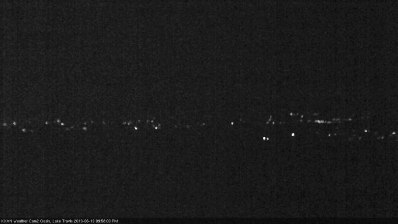 Lake Travis webcam, June 19, 2019 9:00 PM CT