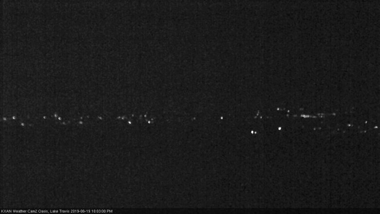 Lake Travis webcam, June 19, 2019 9:05 PM CT
