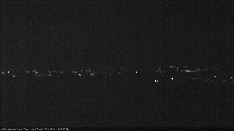 Lake Travis webcam, June 19, 2019 9:10 PM CT