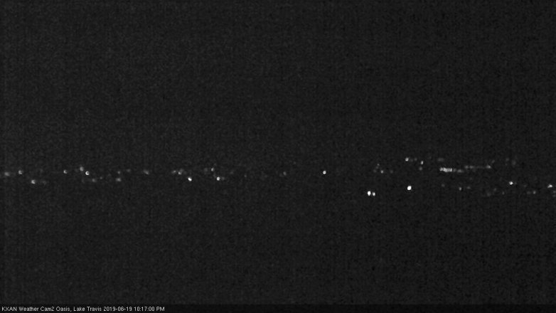 Lake Travis webcam, June 19, 2019 9:20 PM CT