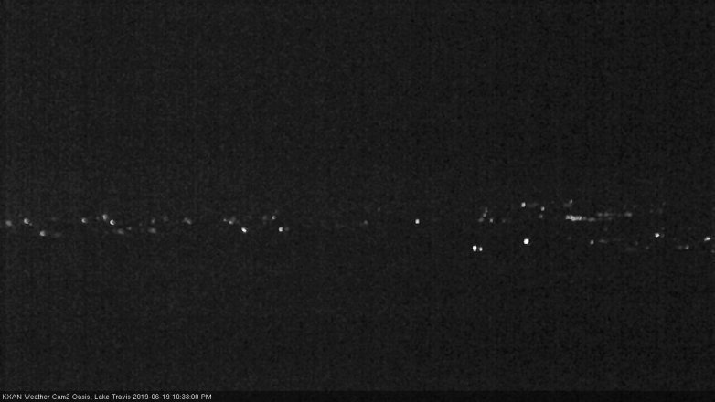 Lake Travis webcam, June 19, 2019 9:35 PM CT