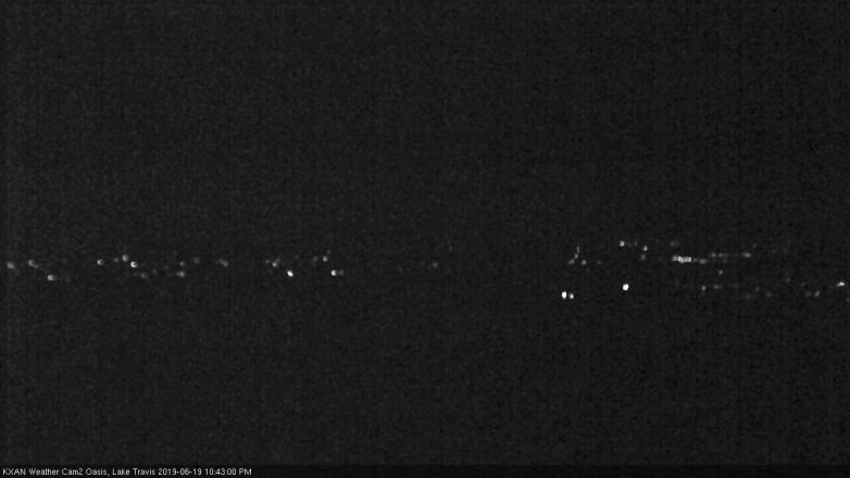 Lake Travis webcam, June 19, 2019 9:45 PM CT