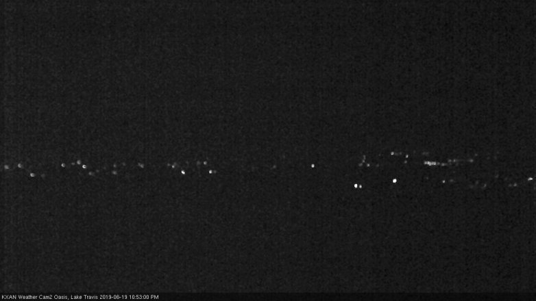 Lake Travis webcam, June 19, 2019 9:55 PM CT