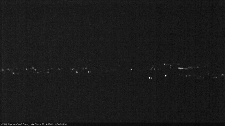 Lake Travis webcam, June 19, 2019 10:00 PM CT