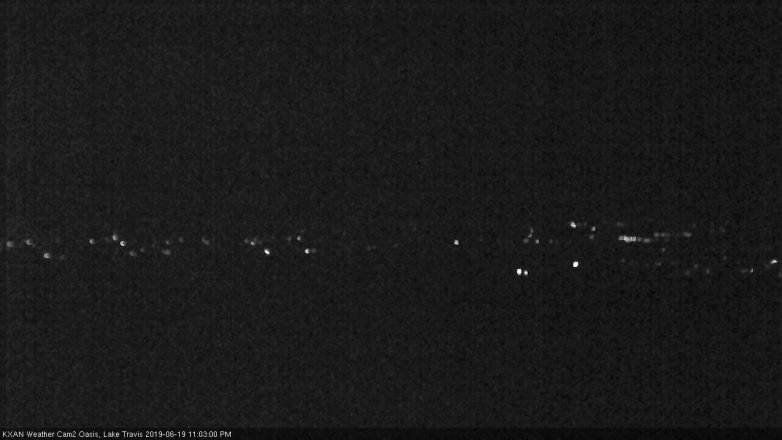 Lake Travis webcam, June 19, 2019 10:05 PM CT