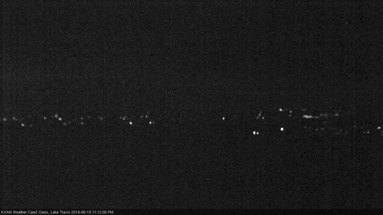 Lake Travis webcam, June 19, 2019 10:15 PM CT