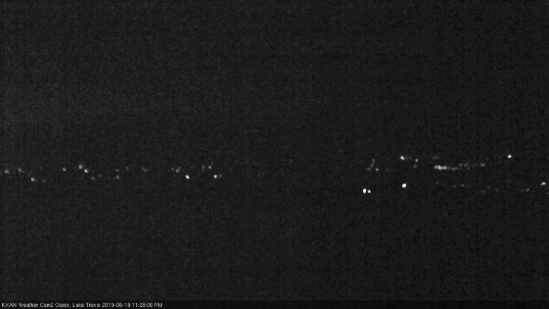 Lake Travis webcam, June 19, 2019 10:30 PM CT