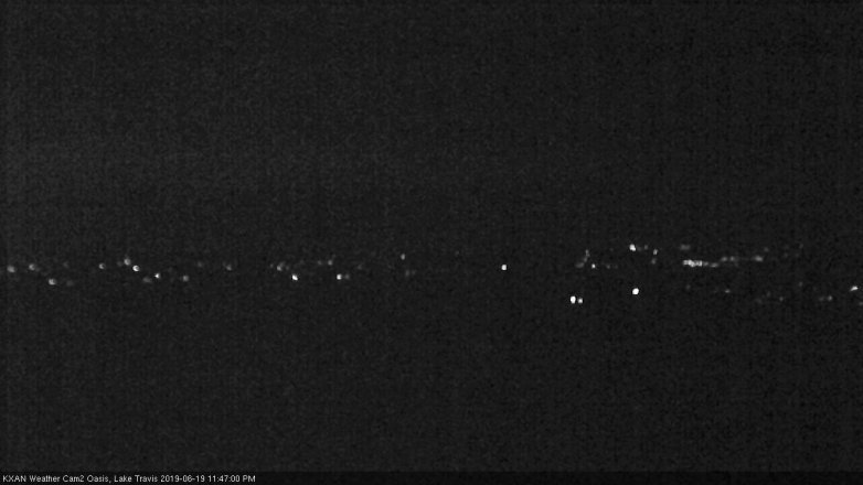 Lake Travis webcam, June 19, 2019 10:50 PM CT