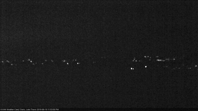 Lake Travis webcam, June 19, 2019 10:55 PM CT