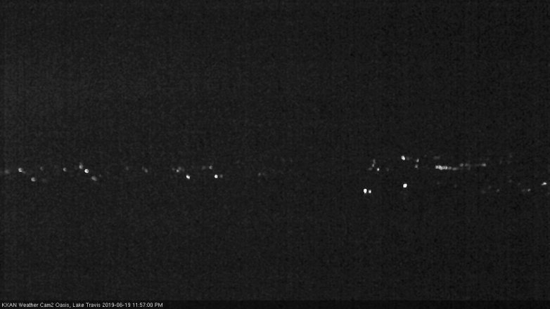Lake Travis webcam, June 19, 2019 11:00 PM CT