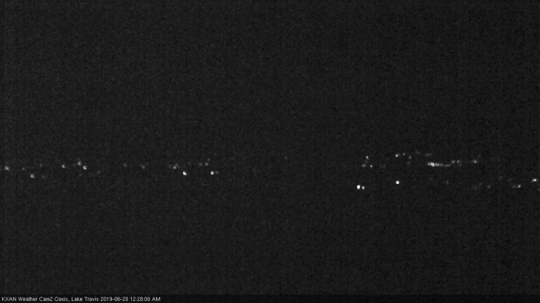 Lake Travis webcam, June 19, 2019 11:30 PM CT