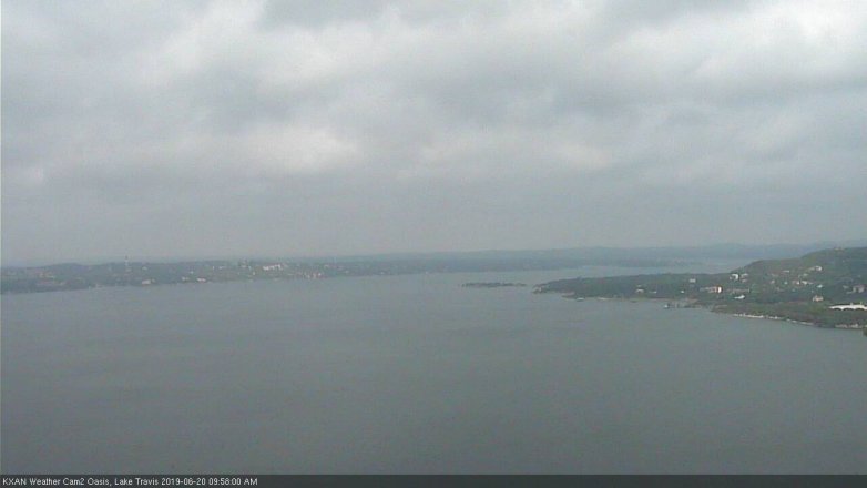 Lake Travis webcam, June 20, 2019 9:00 AM CT