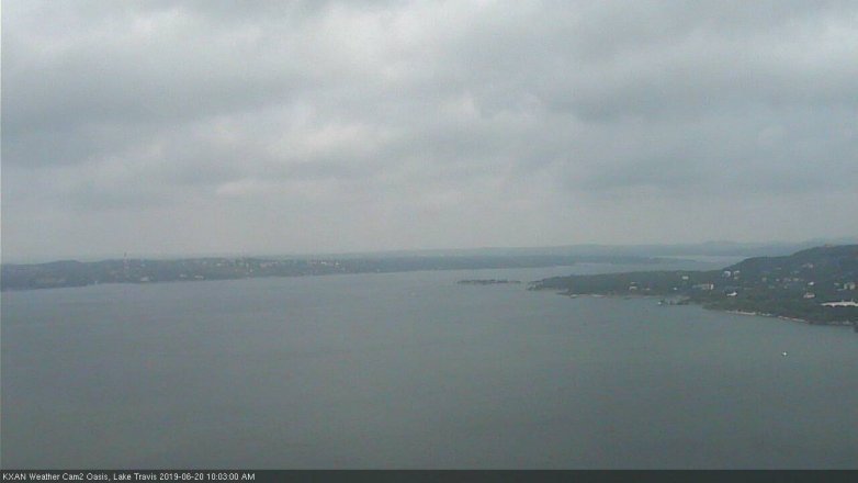 Lake Travis webcam, June 20, 2019 9:05 AM CT