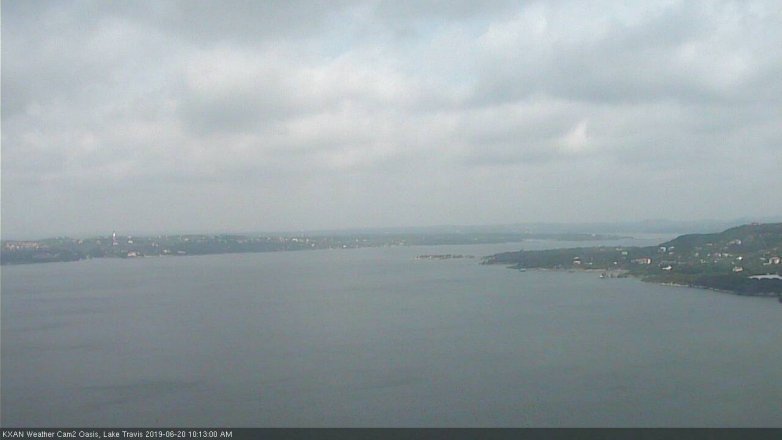 Lake Travis webcam, June 20, 2019 9:15 AM CT