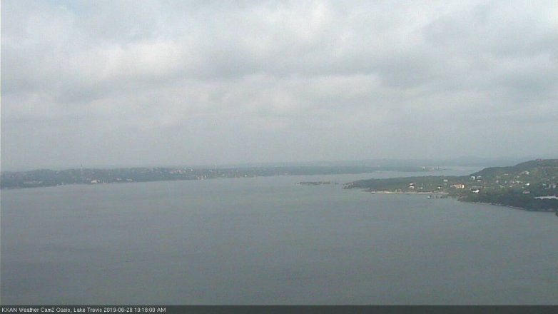 Lake Travis webcam, June 20, 2019 9:20 AM CT