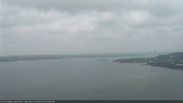 Lake Travis webcam, June 20, 2019 9:25 AM CT